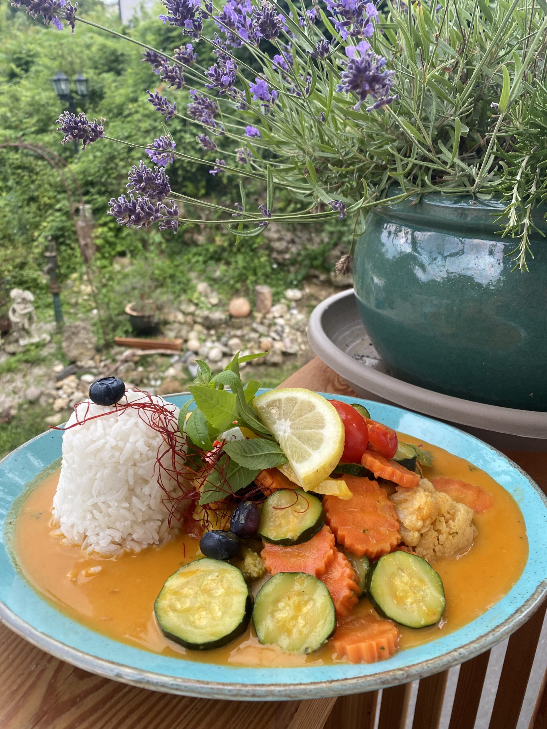 Spezialität Thai Curry vegan vom Gasthaus Bartsch